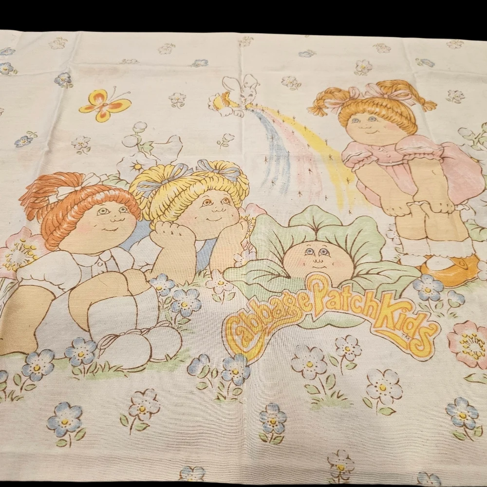 Vintage 1983 Cabbage‎ Patch Kids Pillowcase